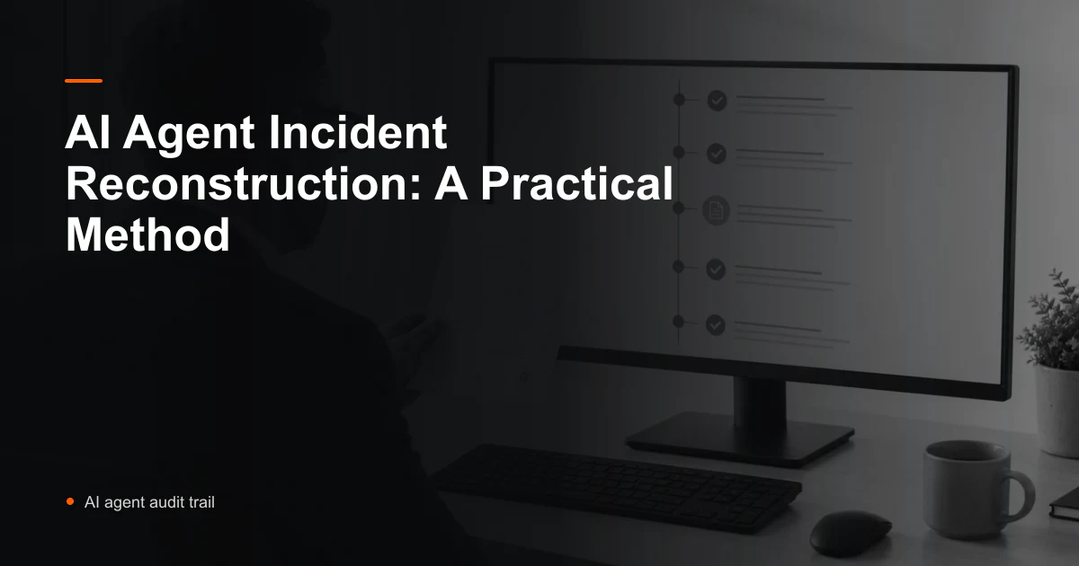 Investigator reconstructing an AI agent action across gateway, provider and evidence timelines